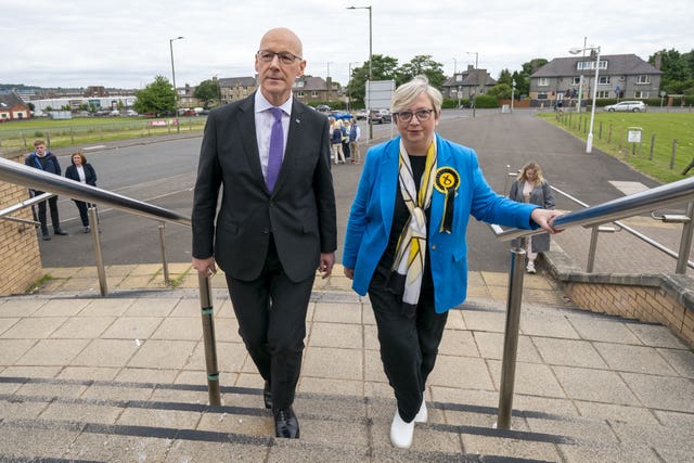 John Swinney and Joanna Cherry