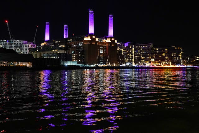Battersea Power Station on Holocaust Memorial Day
