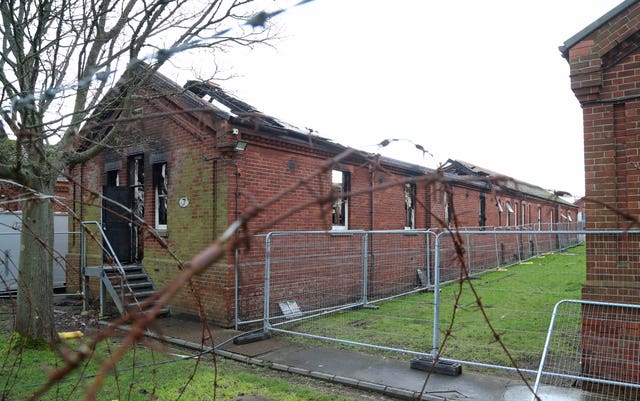 People seeking asylum – Napier Barracks