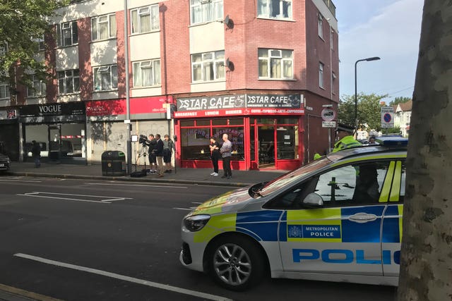 Police officer stabbed in east London