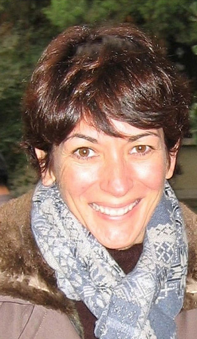 Ghislaine Maxwell  (US Department of Justice/PA)