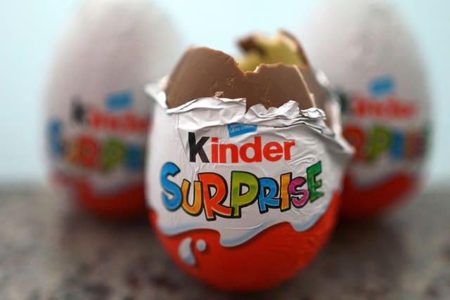 Kinder Surprise eggs recall