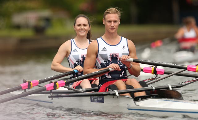 Laurence Whiteley, front, and Lauren Rowles are gunning for further glory
