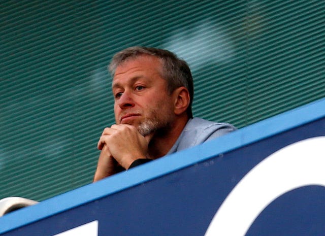 Chelsea owner Roman Abramovich (Jed Leicester/PA)