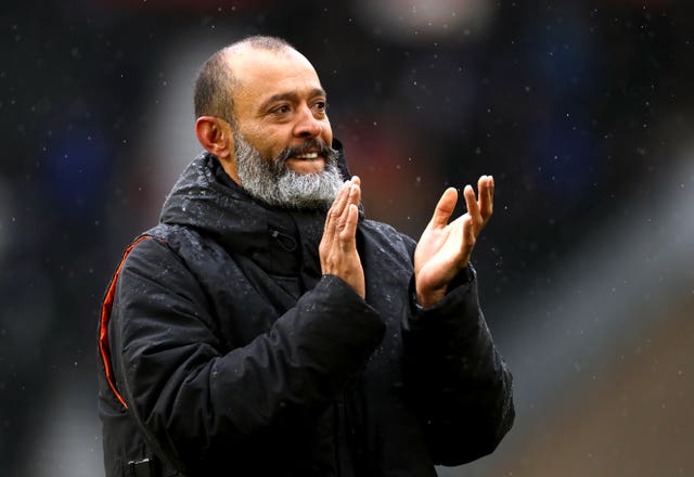 Nuno Espirito Santo said goodbye to Wolves fans at Molineux