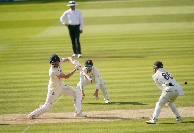 Dom Sibley, left, impressed for England (Adam Davy/PA)