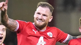 Former Barnsley striker James Norwood netted a brace of penalties for Oldham (Tim Goode/PA)