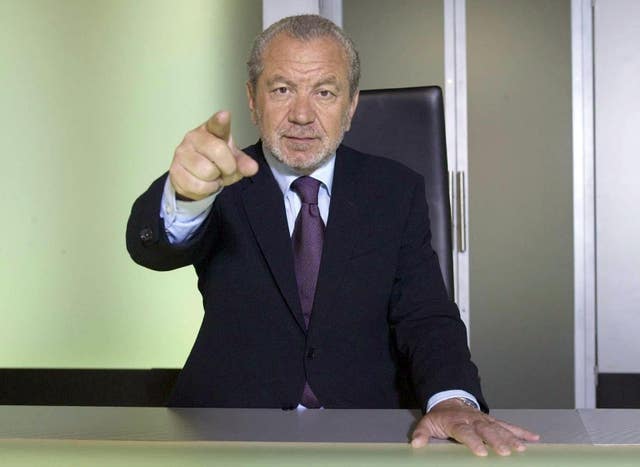 Lord Sugar on The Apprentice