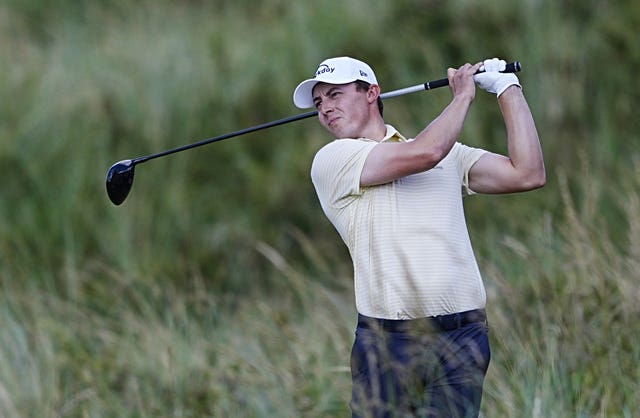 England’s Matt Fitzpatrick on the 7th tee