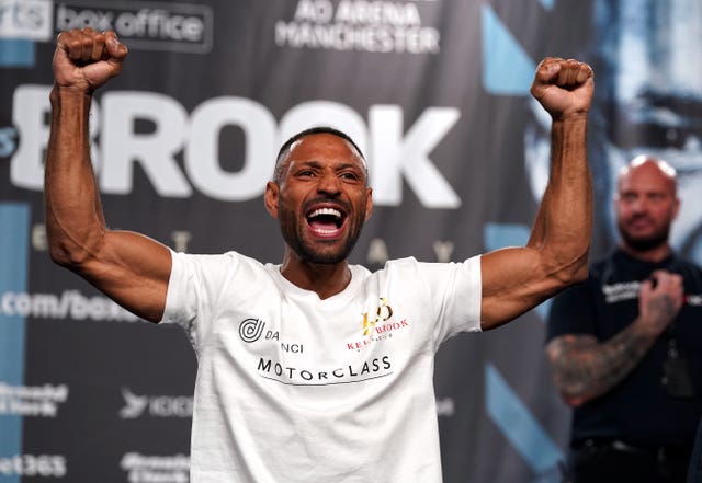 Kell Brook came in under the contracted 149lb catchweight (Nick Potts/PA)