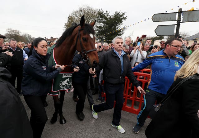 Tiger Roll 2019 Grand National Winners Parade