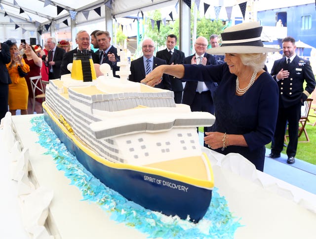 The Duchess of Cornwall names new cruise ship