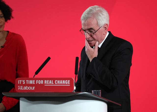 Shadow chancellor John McDonnell 