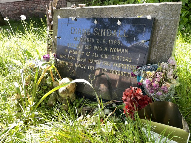 The memorial stone for Diane Sindall on Borough Road in Birkenhead