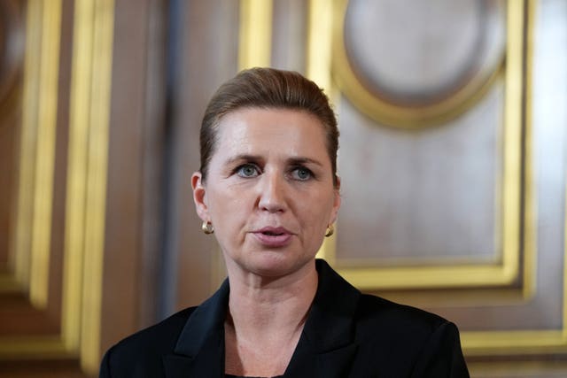 Denmark’s PM Mette Frederiksen