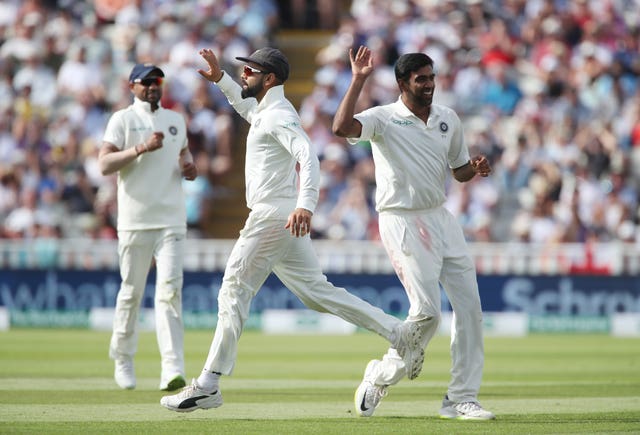 Ravichandran Ashwin, right, starred for India 