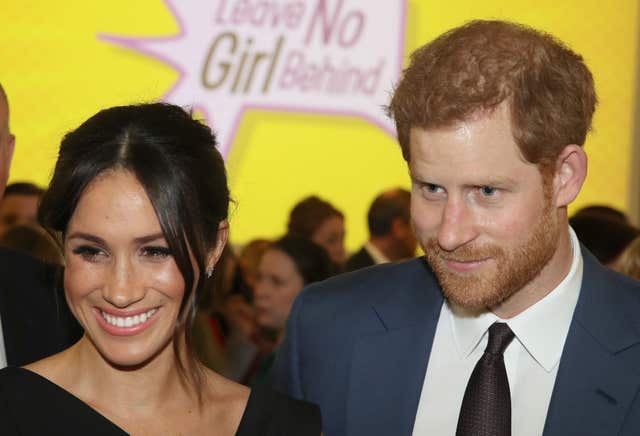 Meghan and Harry pictured at a women’s empowerment reception during last year's Commonwealth Heads of Government Meeting in the UK. Chris Jackson/PA Wire