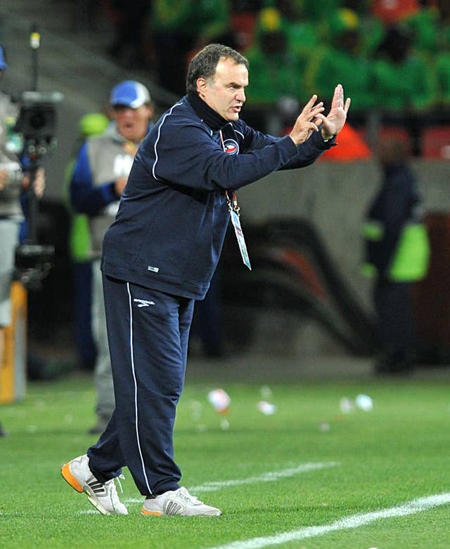 Bielsa led Chile at the 2010 World Cup