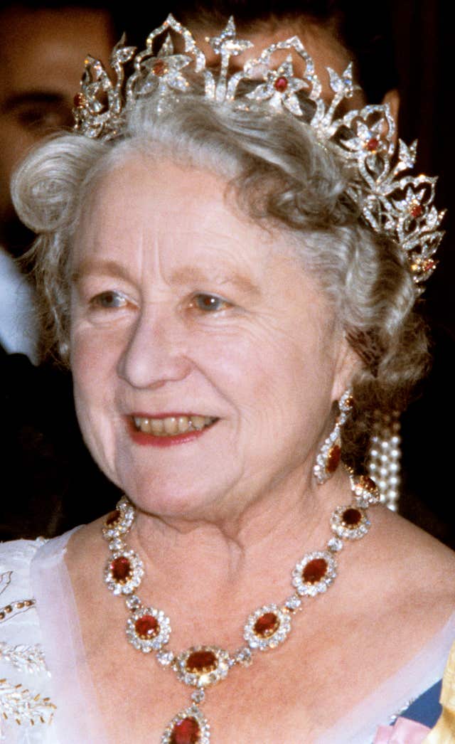 The Queen Mother wearing Oriental Circlet Tiara