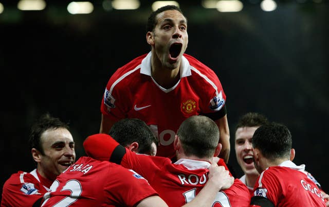 Rio Ferdinand spent 12 years as a player at Manchester United