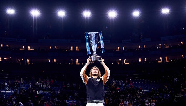 Stefanos Tsitsipas won the ATP Tour Finals last year