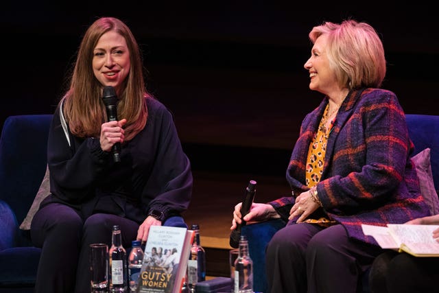 Chelsea and Hillary Clinton 