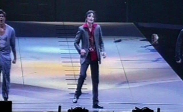 Michael Jackson dress rehearsal