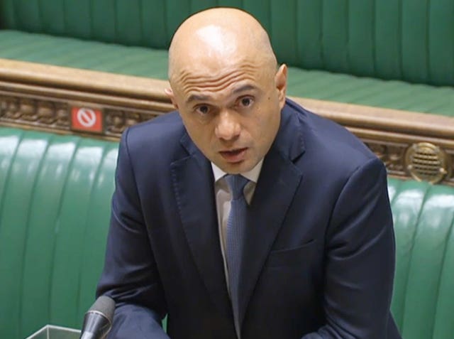 Health Secretary Sajid Javid