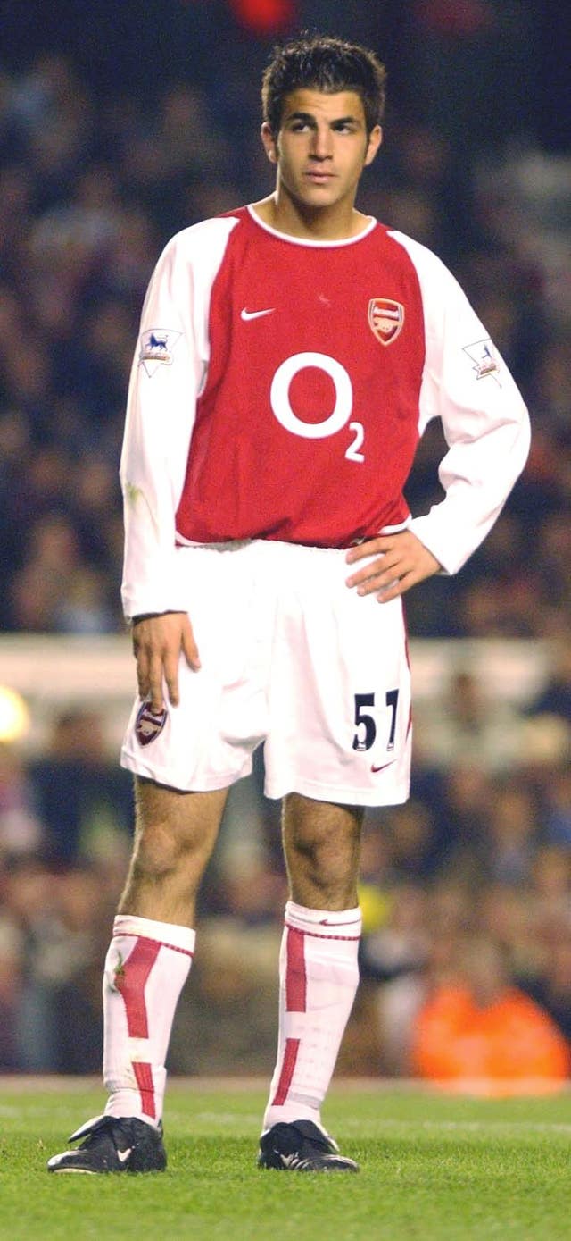 Arsenal’s Cesc Fabregas playing against Rotherham