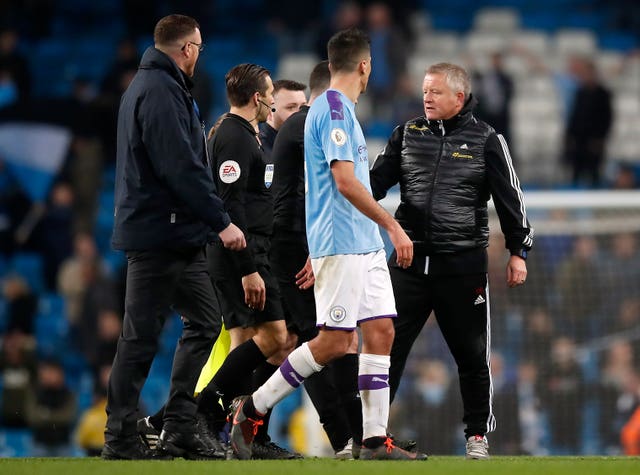 Chris Wilder was not happy with VAR's decision