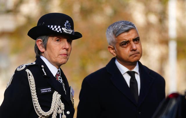 Dame Cressida Dick who resigned as Metropolitan Police Commissioner in a shock move earlier this year