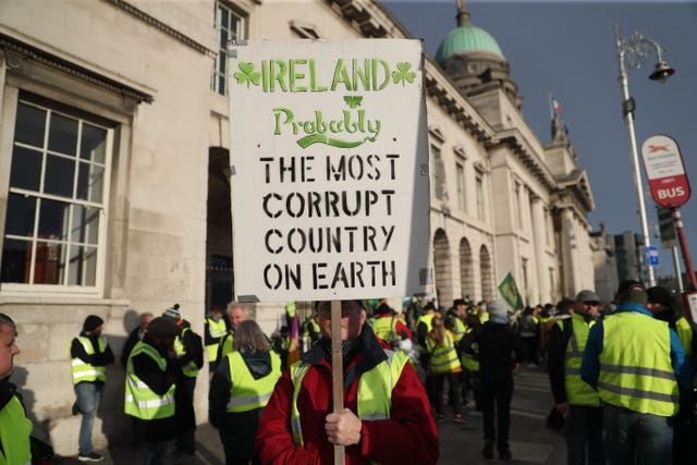 Dublin protest