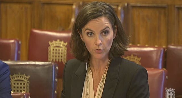 Alex Mahon, chief executive officer at Channel 4 speaking at a previous hearing 