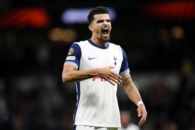 Dominic Solanke celebrating a goal