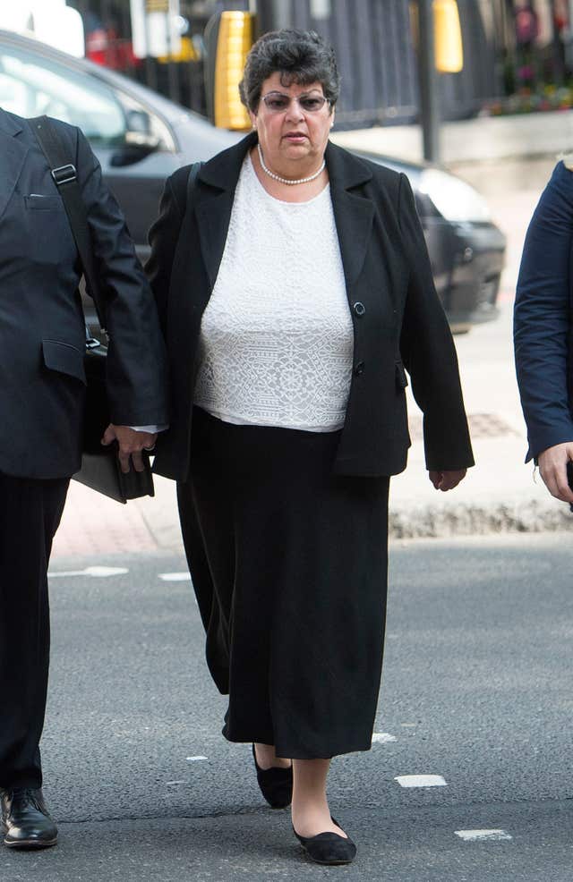 Marion Little arrives for a court hearing