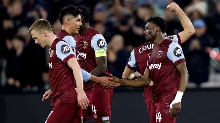 Mohammed Kudus scored a second-half brace for West Ham