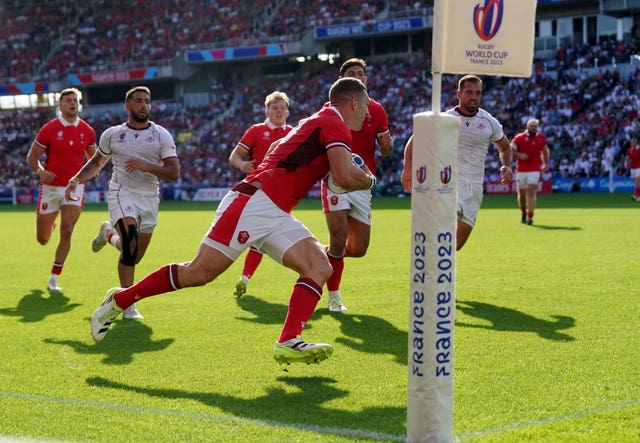 George North wrapped up the scoring