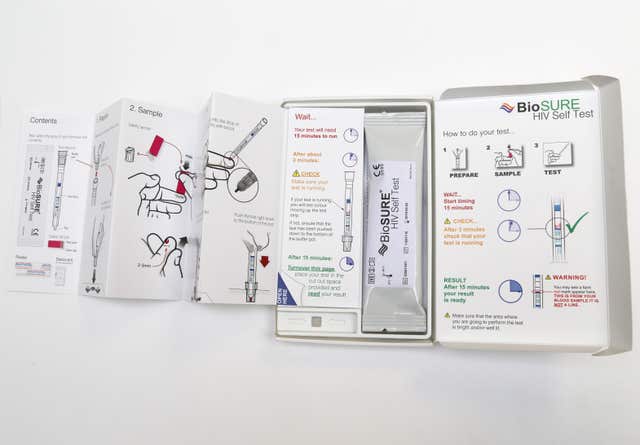 High street HIV self testing kits