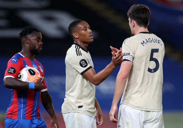 Martial was also on target at Selhurst Park 