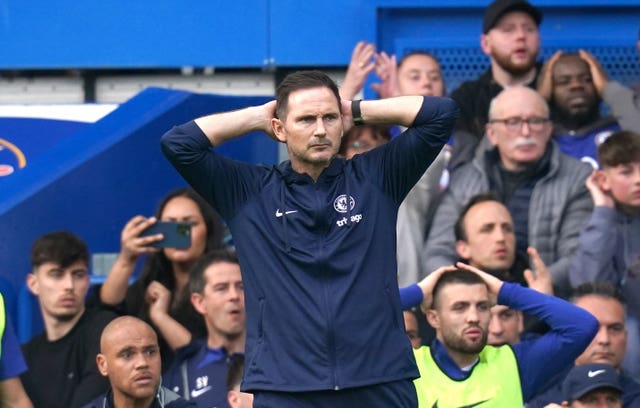 Chelsea have lost three successive Premier League games under Lampard and are winless in their last six 