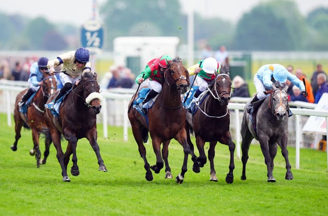 Washington Heights (left) in action at York earlier this year