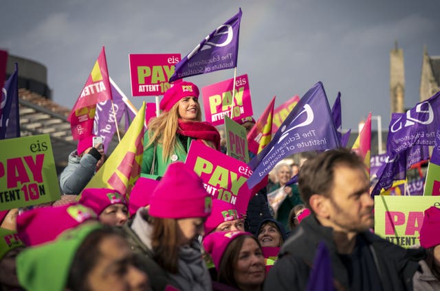 Teachers strike