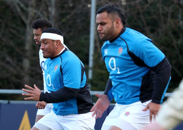 Brothers Mako (left) and Billy will turn out for England this weekend 