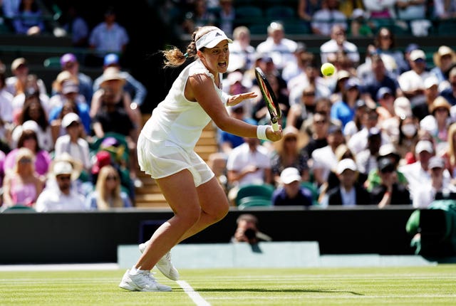 Jelena Ostapenko failed to take her two match points 