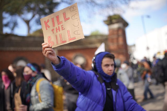‘Kill The Bill’ protest – London