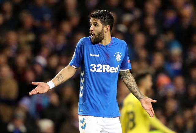Daniel Candeias was left perplexed after being shown a second yellow card