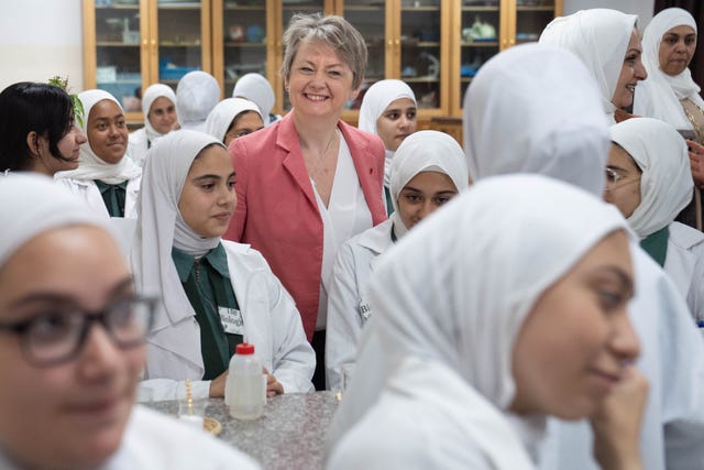 Yvette Cooper visit to Middle East