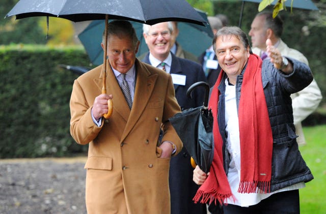 Charles visits The National Heritage Garden