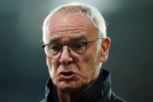 Claudio Ranieri saw his Watford side lose 2-0 at home to Watford