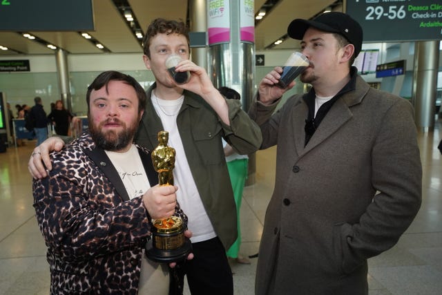 The Irish Goodbye team at Dublin Airport